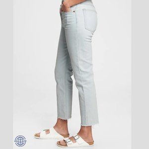 High Rise Cheeky Straight Jeans With Washwell™